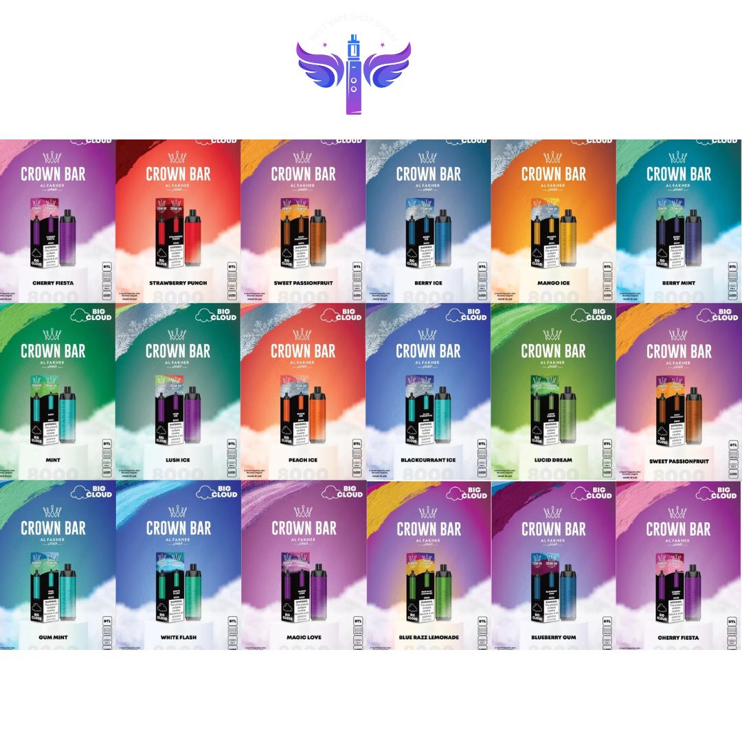 Al Fakher 8000 Puffs Crown Bar Disposable Vape