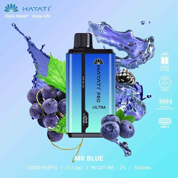 Hayati Ultra Pro 15000 Puffs Disposable Vape in UAE - Image 10